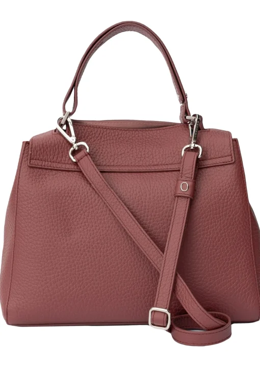 Borsa sveva soft media in pelle con tracolla