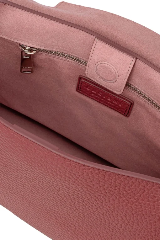 Borsa sveva soft media in pelle con tracolla
