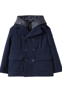 caban doppiopetto con gilet