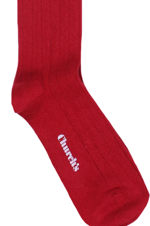 Calze in cashmere e viscosa a costina