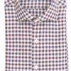 camicia a quadretti in flanella di cotone