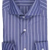 Camicia a riga larga in cotone