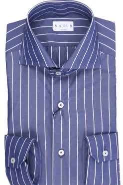 Camicia a riga larga in cotone