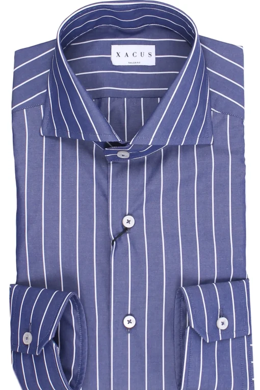 Camicia a riga larga in cotone