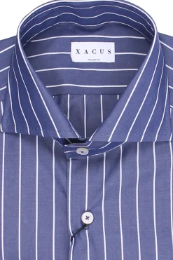 Camicia a riga larga in cotone