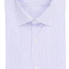 camicia a righe in cotone