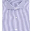 camicia a righe in cotone