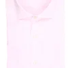 camicia a righe in cotone seersucker