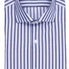 Camicia a righe in cotone