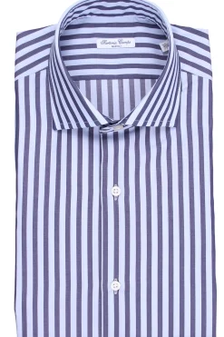 Camicia a righe in cotone