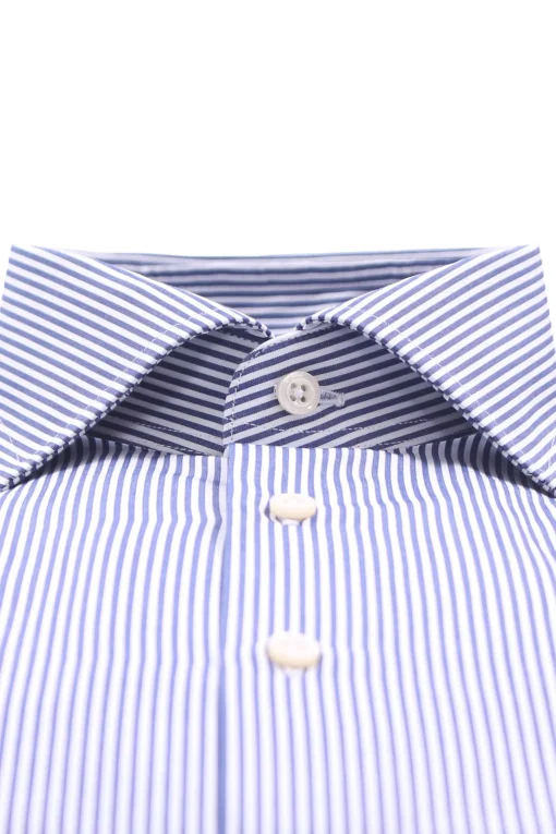camicia a righe in cotone