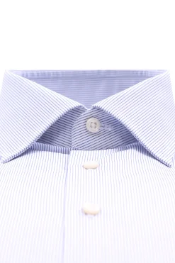 camicia a righe in cotone