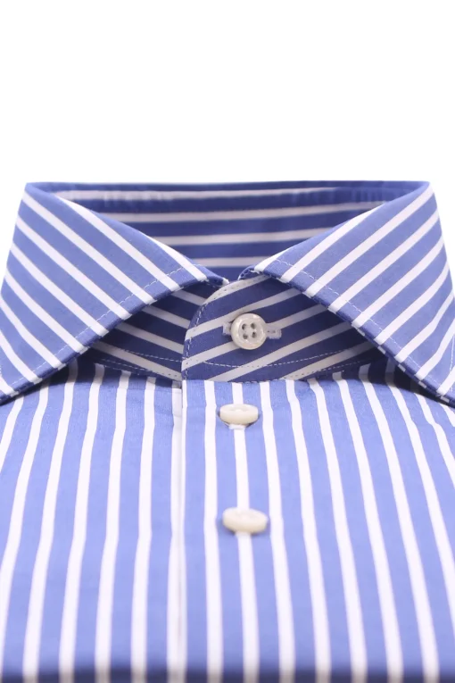 camicia a righe in cotone