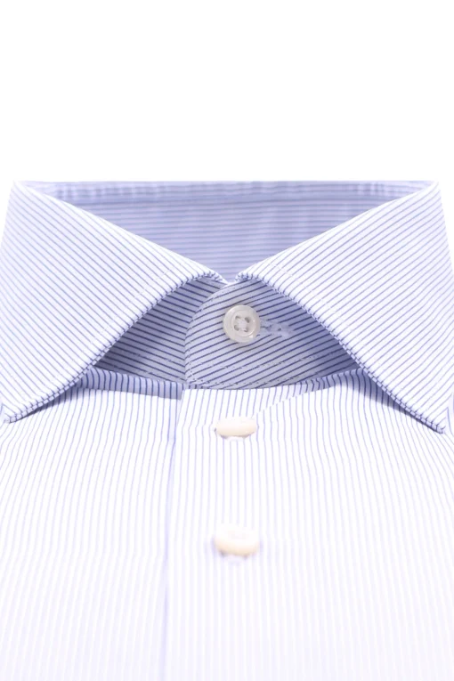 camicia a righe in cotone