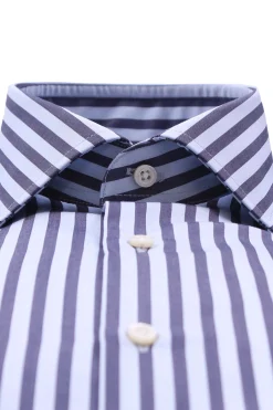 Camicia a righe in cotone
