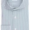 camicia active a righe in jersey tecnico