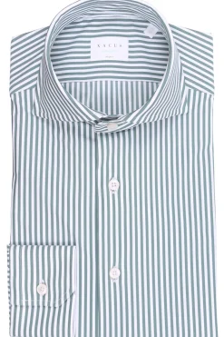 camicia active a righe in jersey tecnico