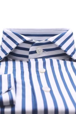 camicia active a righe in jersey tecnico