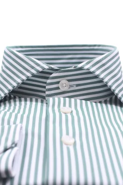 camicia active a righe in jersey tecnico