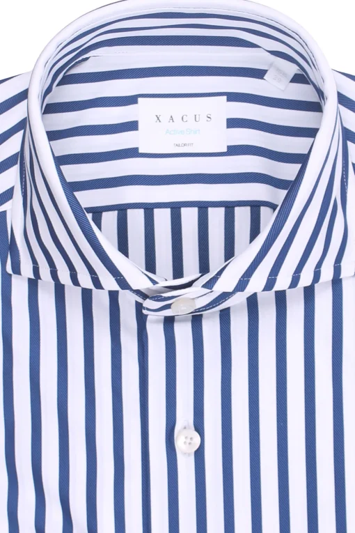 camicia active a righe in jersey tecnico