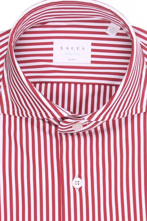 camicia active a righe in jersey tecnico