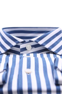 Camicia active riga larga in jersey stretch