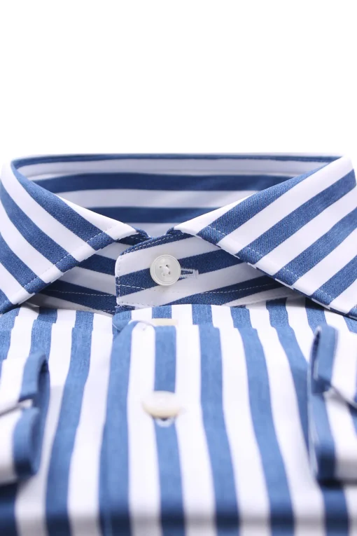 Camicia active riga larga in jersey stretch