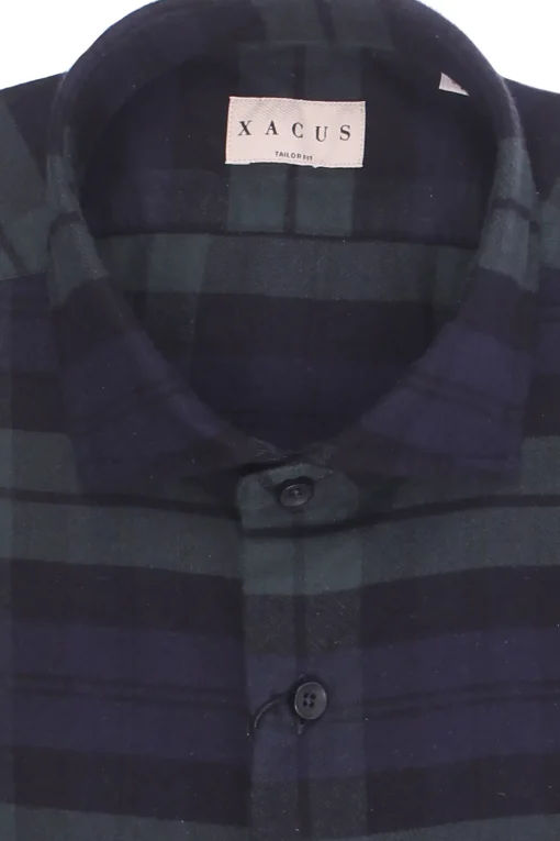 camicia black watch in panno tinto filo