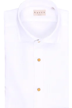 Camicia con bottoni a contrasto
