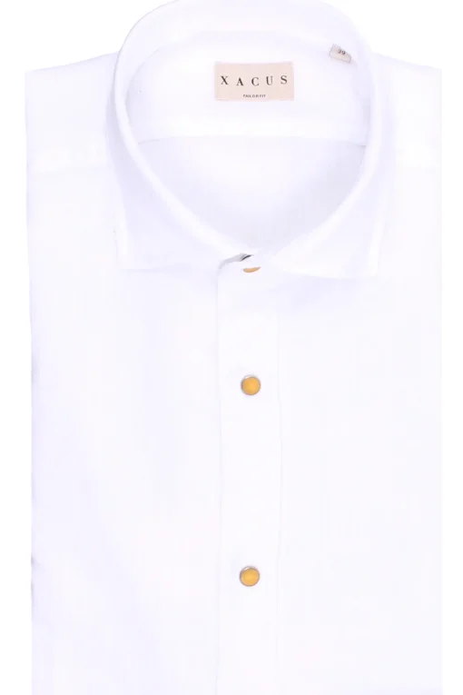 Camicia con bottoni a contrasto