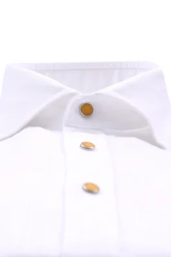 Camicia con bottoni a contrasto