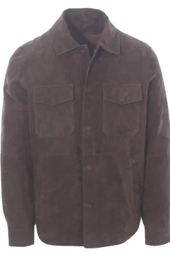 camicia four seasons in suede