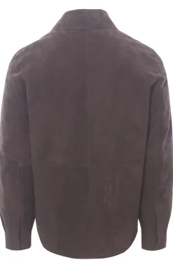 camicia four seasons in suede