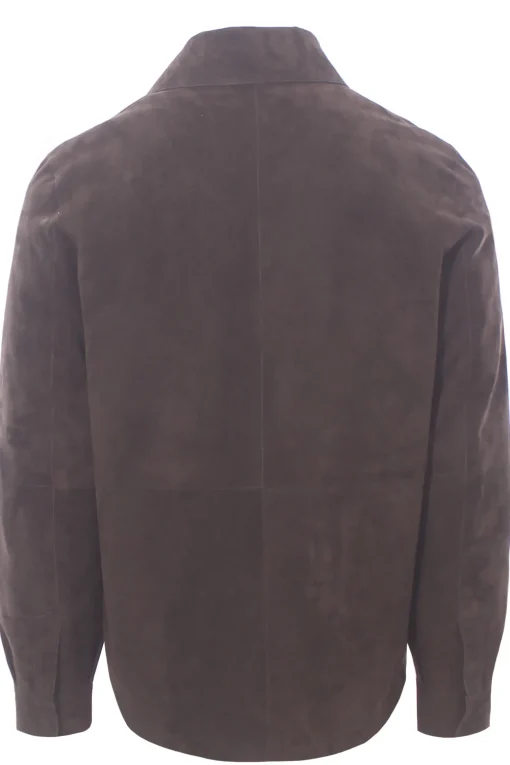 camicia four seasons in suede