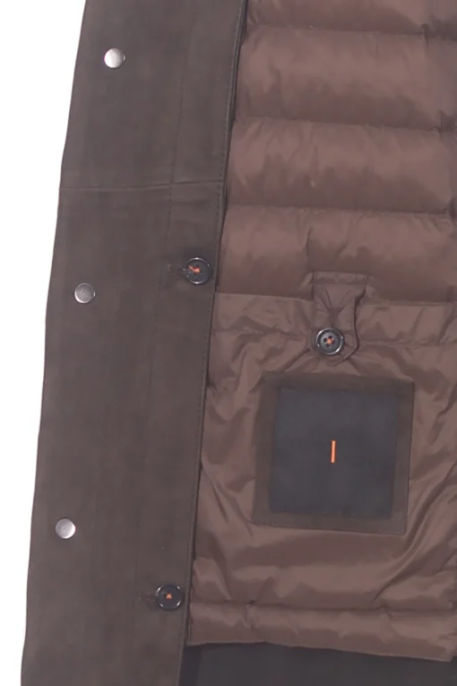camicia four seasons in suede