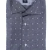 Camicia in cotone a pois