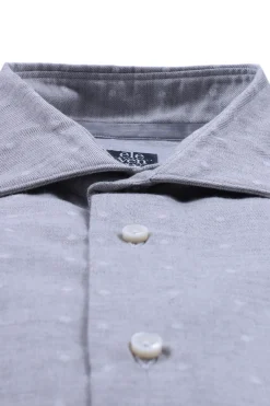 Camicia in cotone a pois