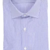 camicia in cotone a righe