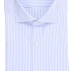 camicia in cotone a righe