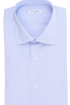 camicia in cotone a righe