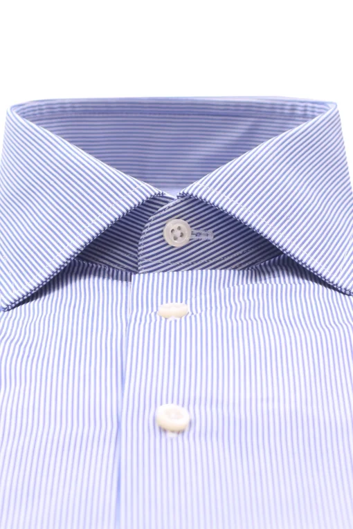 camicia in cotone a righe