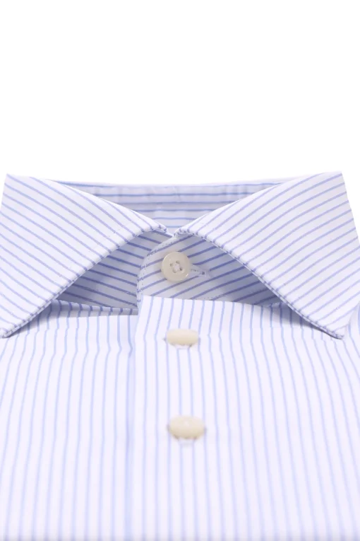 camicia in cotone a righe