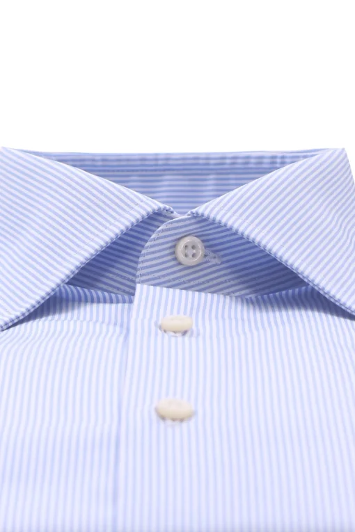 camicia in cotone a righe