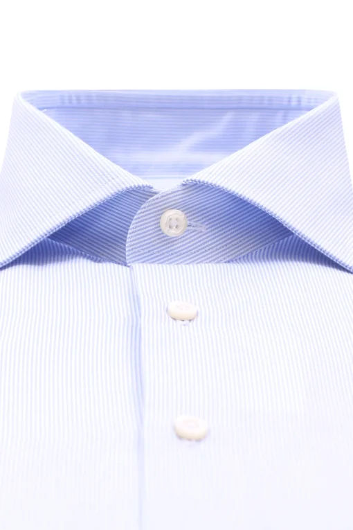 camicia in cotone a righe