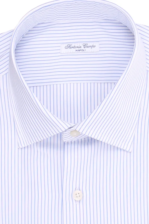 camicia in cotone a righe