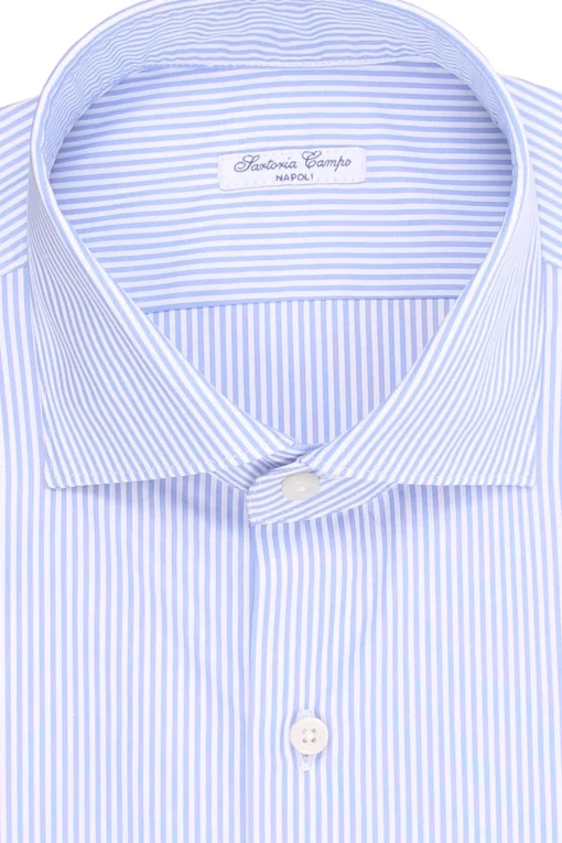 camicia in cotone a righe