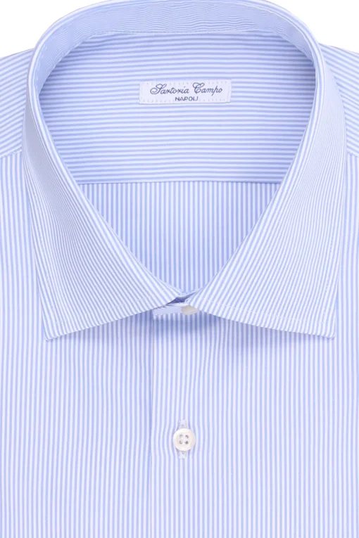 camicia in cotone a righe