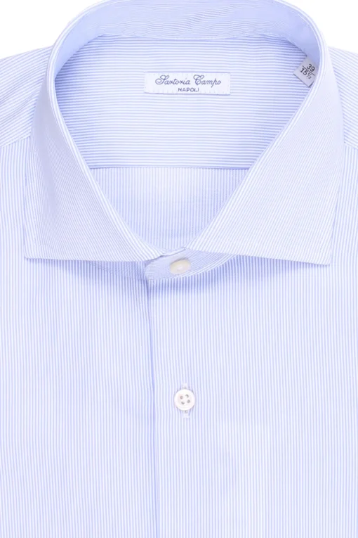 camicia in cotone a righe