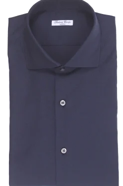 camicia in cotone giro inglese