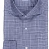 Camicia in cotone principe di galles